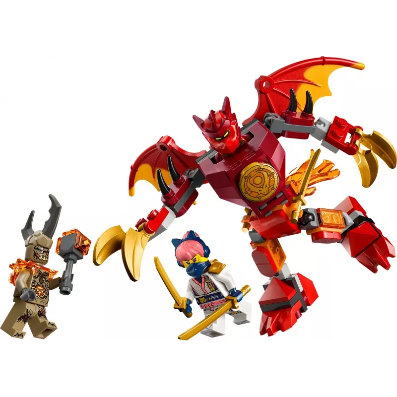 LEGO NINJAGO 71851 Kainio drakono mechaninis kovos rinkinys