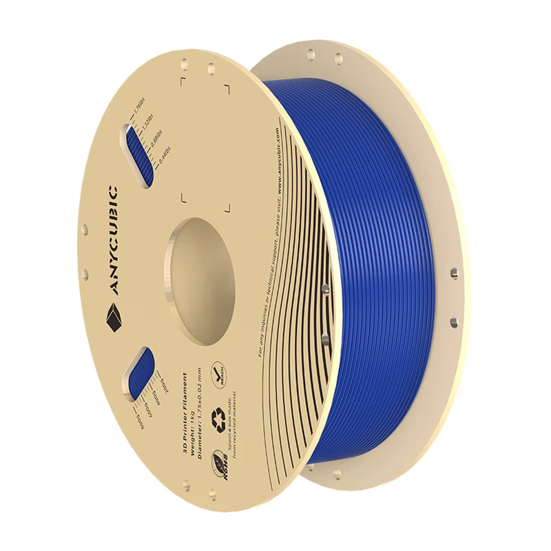 PLA kaitinimo siūlas AnyCubic 1 kg 1,75 mm mėlynas FDM 3D spausdintuvams
