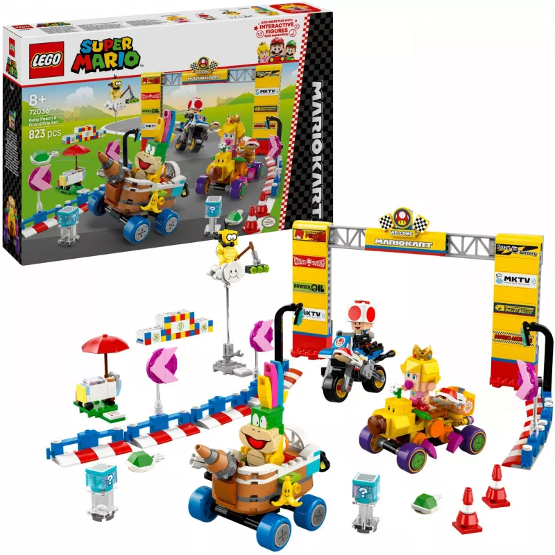 LEGO Super Mario: Mario Kart - Baby Peach & Grand Prix rinkinys