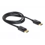 DisplayPort kabelis DeLOCK 82585 2m Juodas