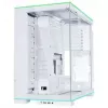 Lian Li O11 Dynamic EVO RGB PC korpuso rinkinys + HydroShift II LCD-S 360TL AiO - Baltas