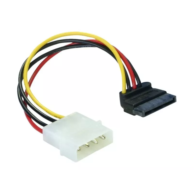 Maitinimo laidas SATA HDD 4pin kištukas kampuotas DeLOCK 60101