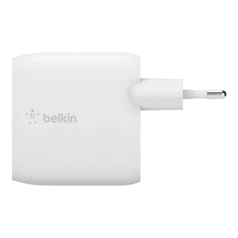 Belkin BOOST CHARGE maitinimo blokas 24 W QC 3.0 2 USB prievadai baltas WCB002VFWH