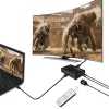 HDMI vaizdo jungiklis MEDIA-TECH MT5207, 3 HDMI įėjimai, 1 HDMI išėjimas, juodas