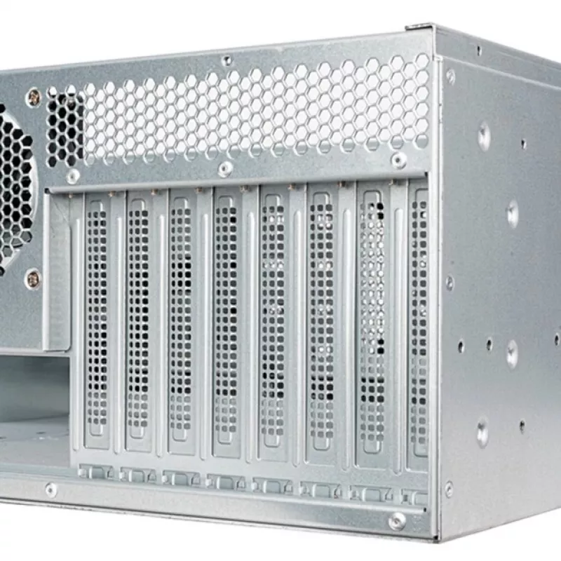 Rackmount korpusas 4U SILVERSTONE RM45-360 – 4U važiuoklė, tinka ATX pagrindinėms plokštėms, stelažinis