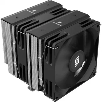 CPU oro aušintuvas Silentware Titan Performance dvibokštis, 265W TDP, 2×120mm PWM ventiliatoriai, AM5/LGA1700