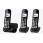 DECT belaidis telefonas Panasonic KX-TGC 463GB su 3 rageliais ir laidiniu pagrindu