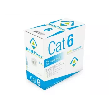 Tinklo kabelis Alantec KIU6LSOH305D U/UTP Cat6, 305 m, Pilka, 24 AWG