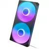 NZXT F280 RGB Core 140mm ARGB PWM 2 viename rėmelyje juoda