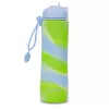 Sportinis vandens butelis Cool Pack Silikoninis butelis Z14770 600 ml Mergaitėms Mėlynas