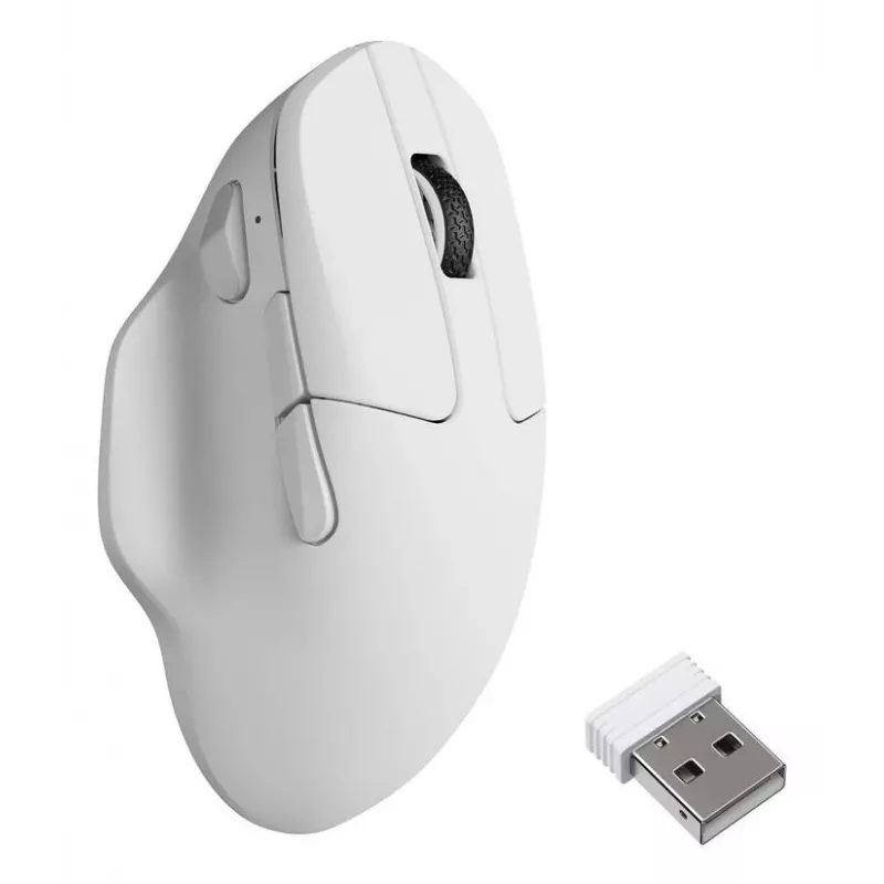 Keychron M7-A3 pelė ambidekstrinė balta Bluetooth USB Type-C 26000 DPI