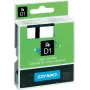 Dymo lipni juosta 2 vnt. rinkinys – balta juosta su juodu tekstu, 12 mm ir 19 mm pločiai