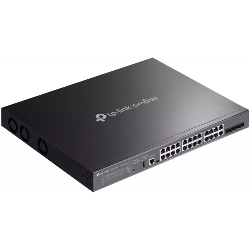 TP-Link SG5428XMPP valdomas L3 tinklo jungiklis su PoE++ 24 prievadais
