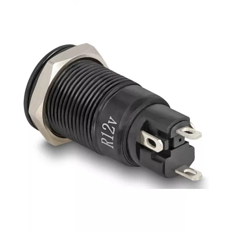 Mygtukinis jungiklis DELOCK 22014, 12 mm, 12 V