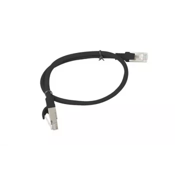 LANBERG PCU6-10CC-0050-BK Patchcord RJ45 kat. 6 UTP 0,5 m juoda