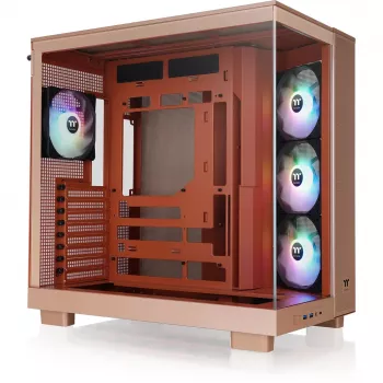 Thermaltake View 380 XL TG ARGB CA-11E-00MGWN-00 Midi Tower ATX kompiuterio dėžė, grūdintas stiklas, Gravel Sand