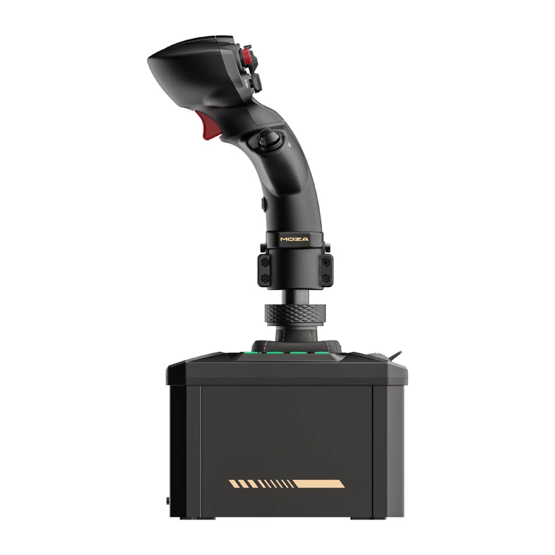 MOZA AB6 Flight Simulator stovo komplektas – juodas ABS, aliuminis ir anglies pluoštas, AC 110–220V, 72W