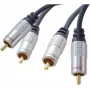 shiverpeaks sp-PROFESSIONAL garso kabelis 3 m 2 x RCA mėlynas - Chrom (SP40103)