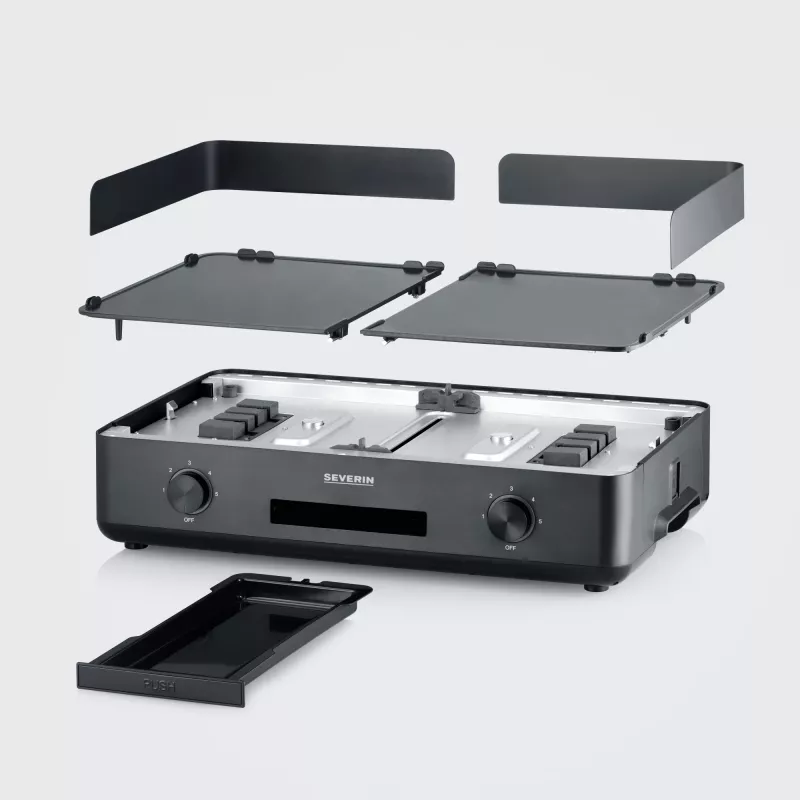 Kontaktinis grilis Severin PG 8569 2200 W juodas aliuminis plastikas