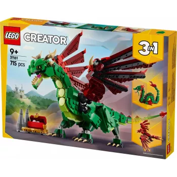LEGO CREATOR 3 IN 1 31161 Viduramžių drakonas