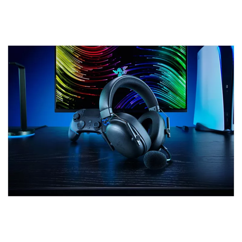 Razer BlackShark V3 PlayStation | Belaidis ausinių komplektas | Bluetooth | Uždedamos ant galvos | Mikrofonas | Juoda