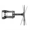Manhattan Outdoor TV laikiklis pilno judesio, 37-65 colių, VESA 200x200-600x400 mm, atsparus oro sąlygoms, juodas