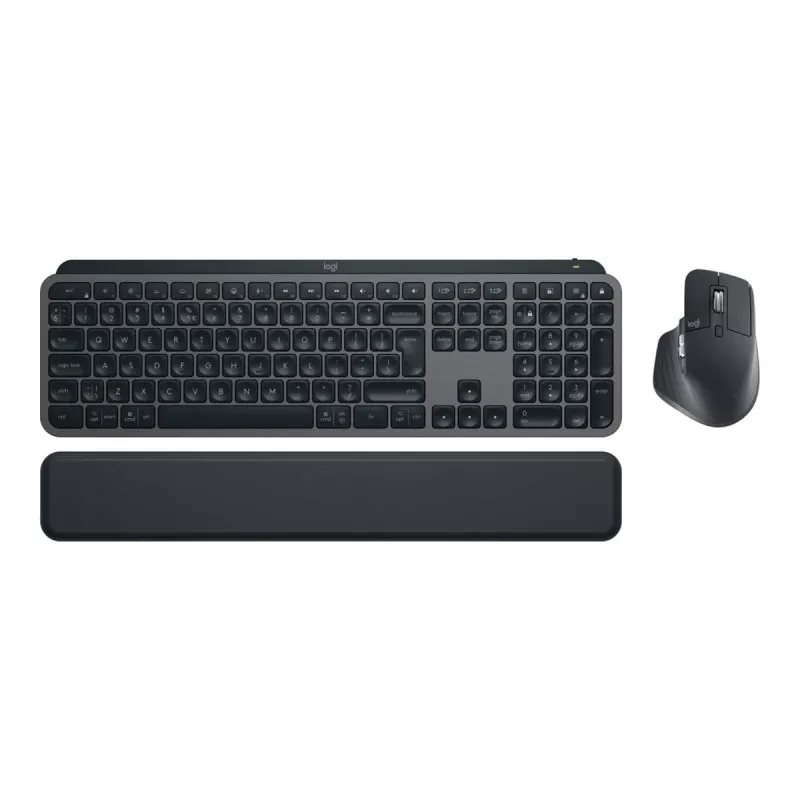 LOGITECH MX Keys S Combo - Graphite (klaviatūra ir pelė, belaidė, Bluetooth)