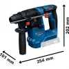 Akumuliatorinis sraigtinis plaktukas GBH 18V-18 Professional solo, 18V (mėlynas/juodas, be akumuliatoriaus ir įkroviklio)