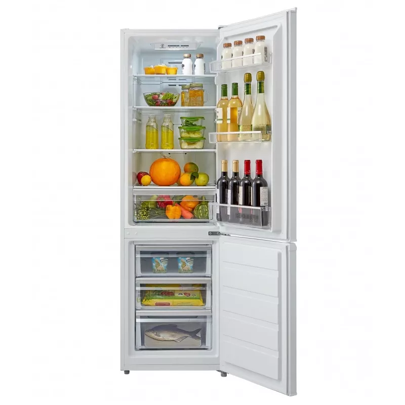 Laisvai pastatomas kombinuotas šaldytuvas-šaldiklis Midea MDRB380FGE01A, 270 L, No Frost, 180 cm, 41 dB, energijos klasė E, baltas