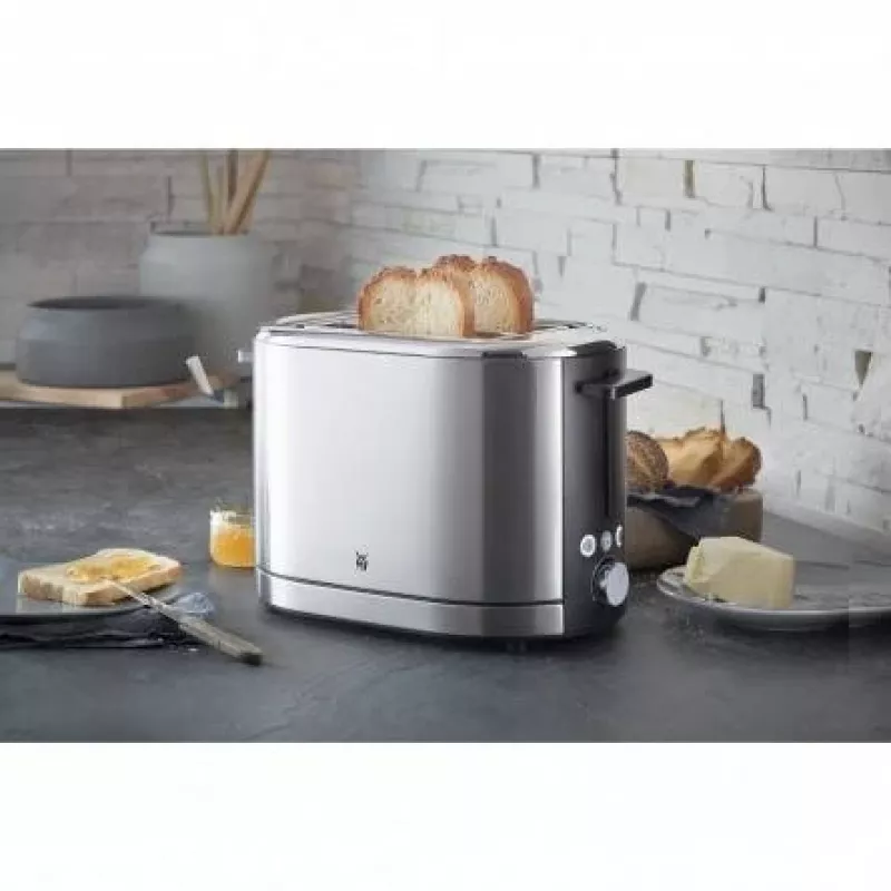 Skrudintuvas WMF Bueno Pro 6 – 2 plytelės, 870 W, sidabrinis/juodas