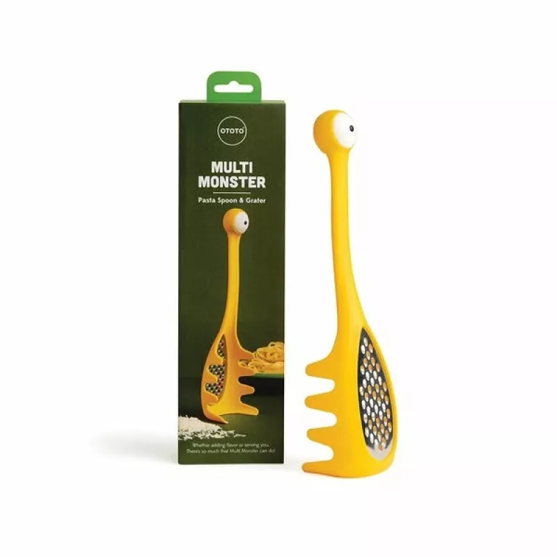 Šaukštas makaronams Ototo Design OT015 plastikas nerūdijantis plienas geltonas