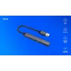 USB šakotuvas SAVIO AK-70, 4 prievadai (1× USB 3.0 + 3× USB 2.0), 5 Gbit/s