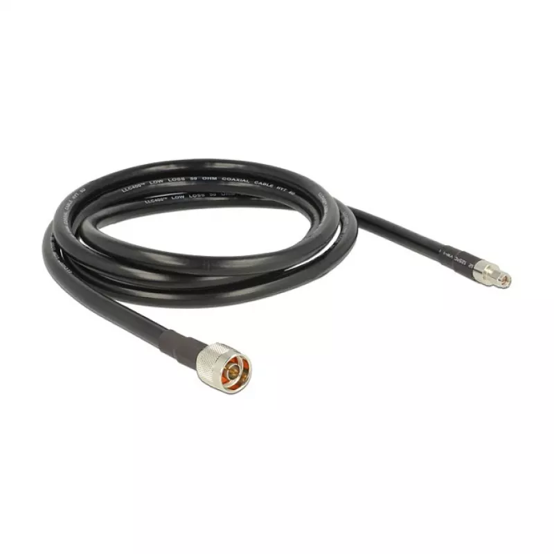Koaksialinis kabelis DeLOCK 2m N/RP-SMA CFD400 LLC400