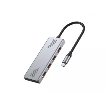 Gembird UHB-CM-U310-A4-01 USB-C šakotuvas, 4x USB-A 3.2 Gen 2