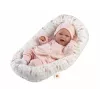 Lėlė Llorens Mimi Baby 42 cm – tikroviškas veidas, juokiasi, minkštas kūnelis