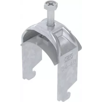 OBO BS-N1-K-40 FT Laikiklis su spaustuku 2056 34-40mm karštai cinkuotas 1187232 100 (1187232)