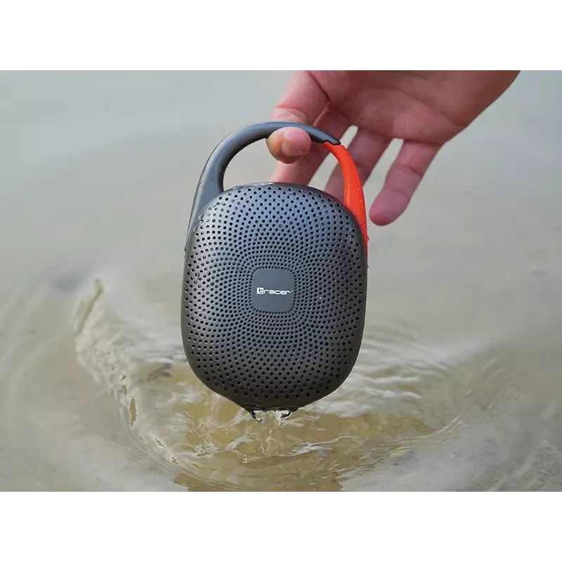 Nešiojamas Bluetooth TWS garsiakalbis No name Splash PRO – Pilka geležinė