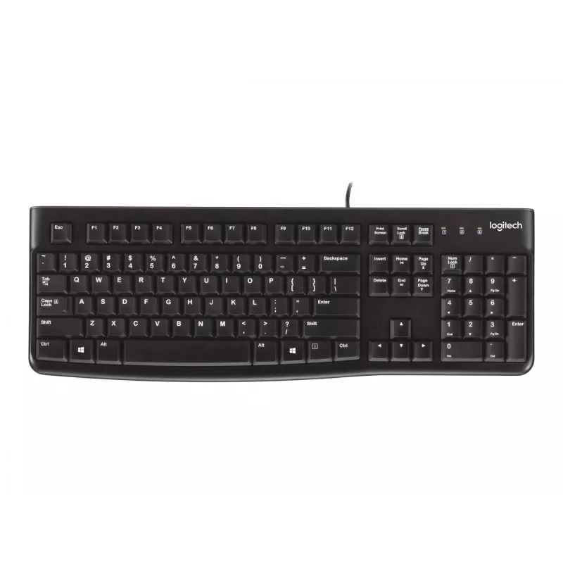 Logitech K120 verslo klaviatūra, juoda, hebrajiška, EMEA-914