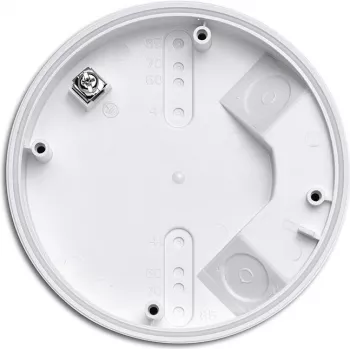 Paviršinio montavimo elektros aksesuarų plokštė Busch Jaeger 106×106×26 mm, balta, RoHS