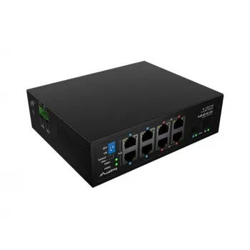 Tinklo jungiklis LANBERG ILGE-8P-2S-120 Lengvas pramoninis PoE 4xBT 4xAT 2xSFP DIN Nevaldomas Gigabit