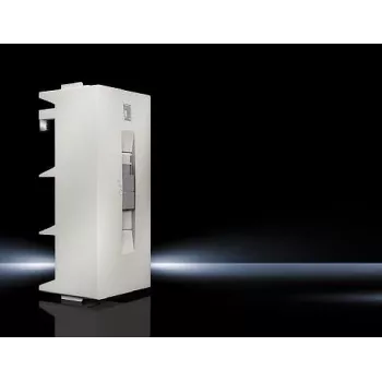 Rack priedas Rittal 9342.250 — šynų jungtis, 35–120 mm², max 250 A, 690 V, 90×210 mm, ABS/PA, pilka
