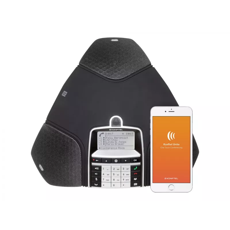 Konftel 300IPx - VoIP konferencinis telefonas - SIP v2 - juodos spalvos - skirtas Konftel C50300IPx Hybrid