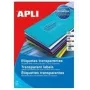 Oro sąlygoms atsparios etiketės agipa 119025 skaidrios 99,1 x 67,7 mm lazeriniams spausdintuvams