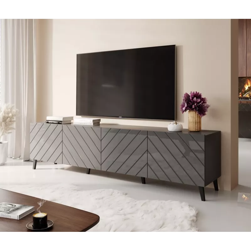 RTV spintelė ABETO 200x42x52 grafito/blizgus