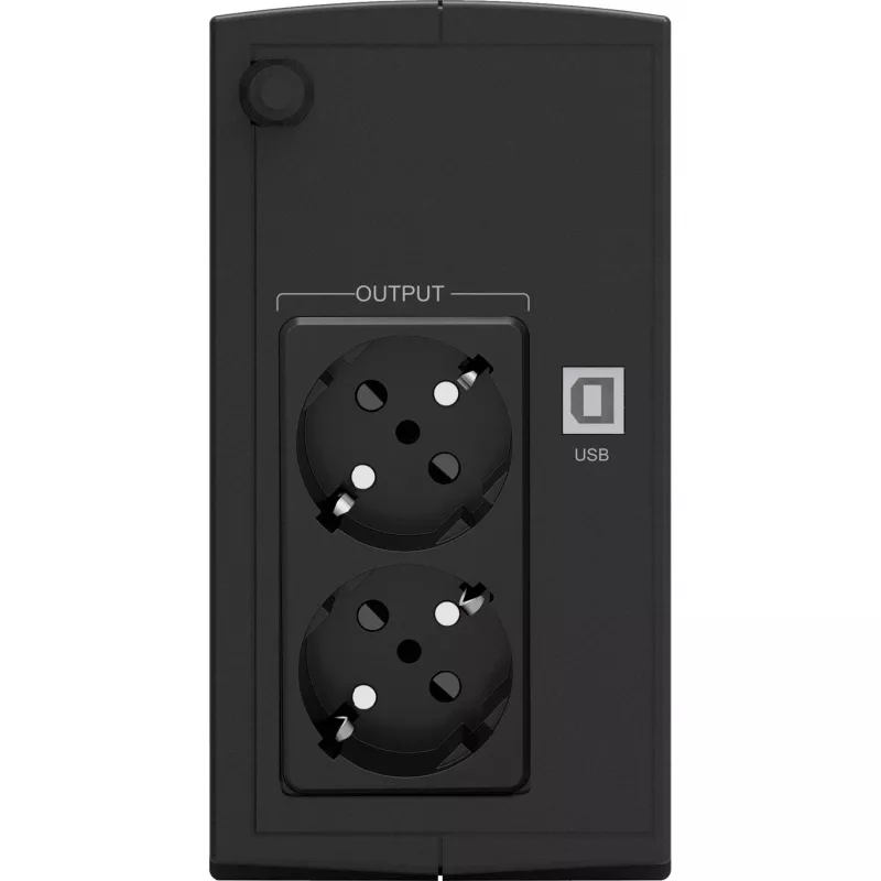 PowerWalker Basic VI 850 SB Line-Interactive 850VA 2AC-Išvadų Bokštas Juodas Nepertraukiamo Maitinimo Šaltinis (UPS) (10121067)
