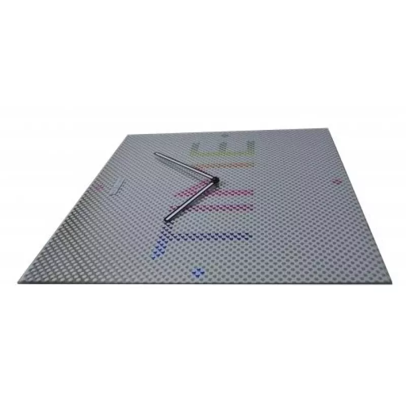NeXtime klok 8165 Mistery - Time, 43x43 cm, sieninis, metalinis