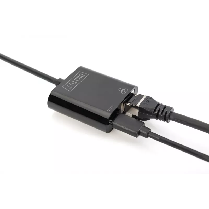 USB Type-C Gigabit Ethernet adapterius Digitus DN-3027