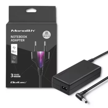 Qoltec 50071 maitinimo adapteris / keitiklis 90W, juodas, vidaus naudojimui