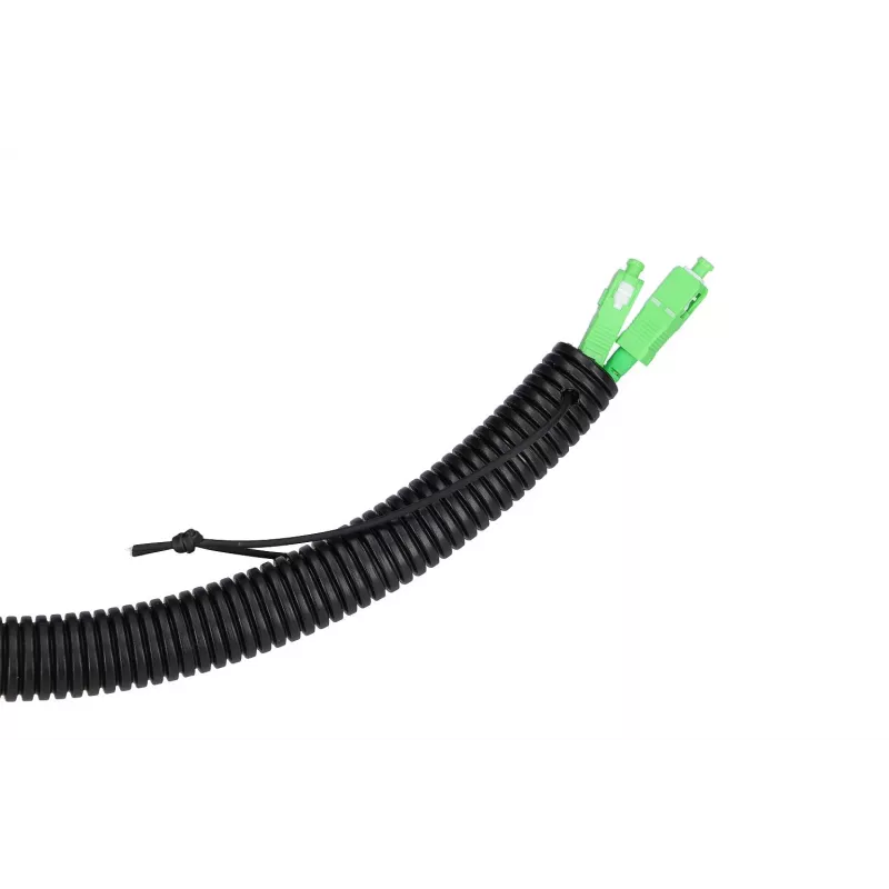 Extralink Patchcord 2J SC/APC-SC/APC vienmodis lauko duplex G657A2 25 m