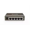 TENDA TEG1005D nevaldomas jungiklis – 5x Gigabit RJ-45 prievadai, 10 Gbit/s perjungimo talpa, pilka spalva